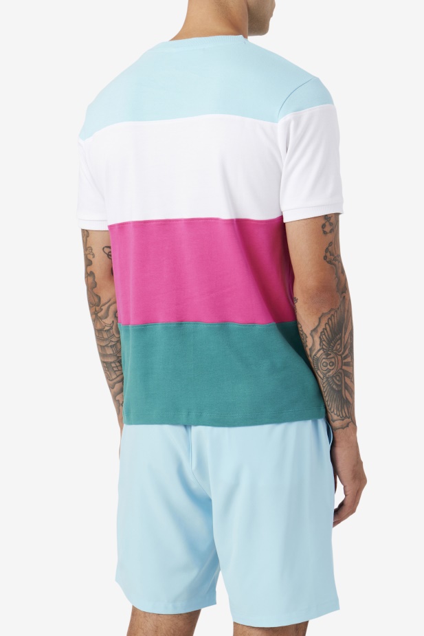 Sloužit Crew Bílá/fialová/petit Four Fila