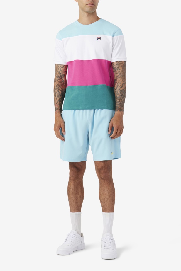 Sloužit Crew Bílá/fialová/petit Four Fila