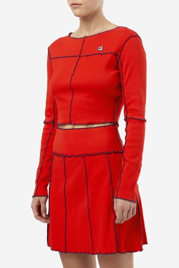 Fila červený Brooklynn Top