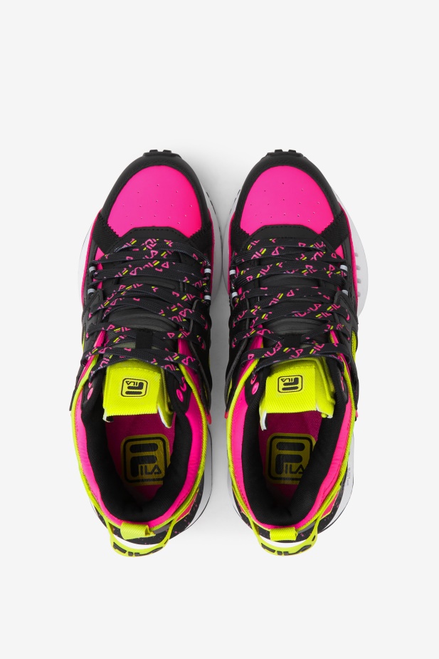 černá/bílá/růžová Záře Dámská Spectra Fila