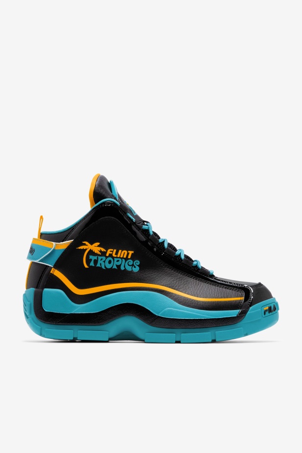 Pánský Grant Kopec 2 X Semi-pro Fila černá/zelenozelená/zinnia