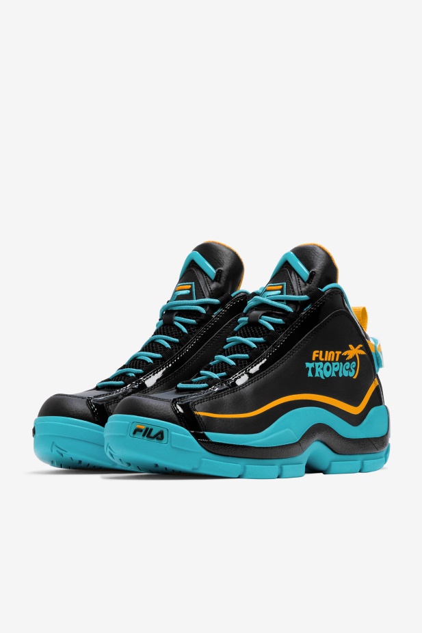Pánský Grant Kopec 2 X Semi-pro Fila černá/zelenozelená/zinnia