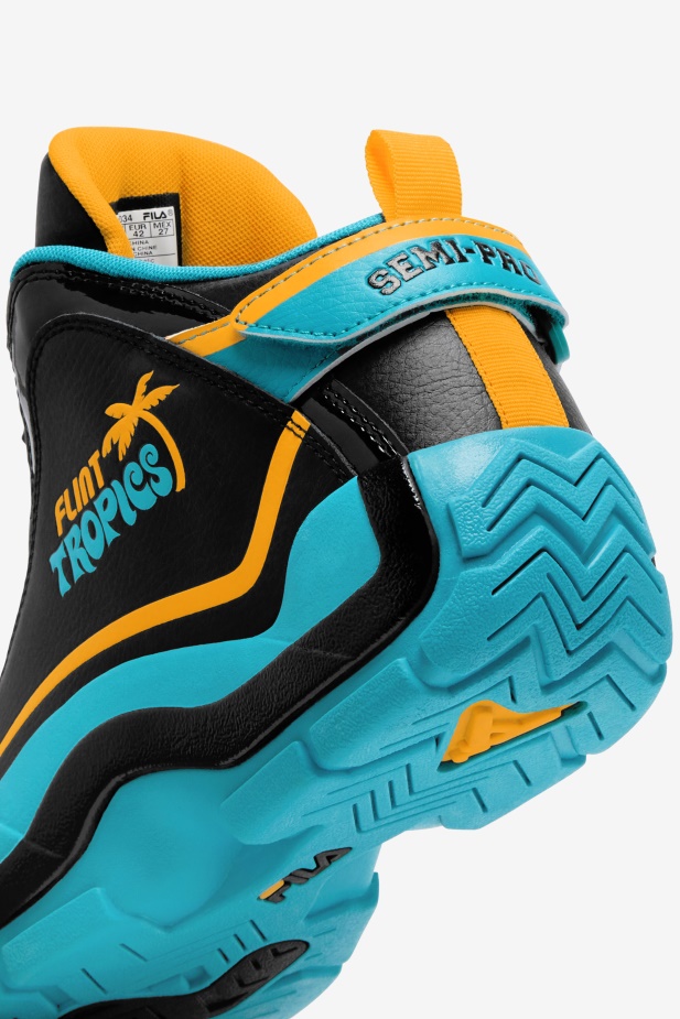 Pánský Grant Kopec 2 X Semi-pro Fila černá/zelenozelená/zinnia