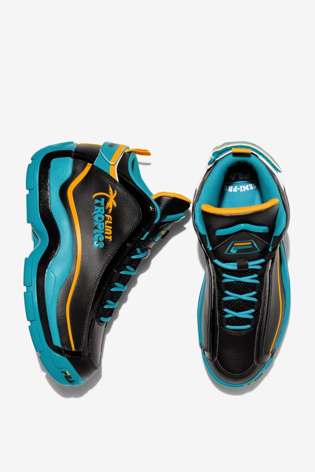 Pánský Grant Kopec 2 X Semi-pro Fila černá/zelenozelená/zinnia