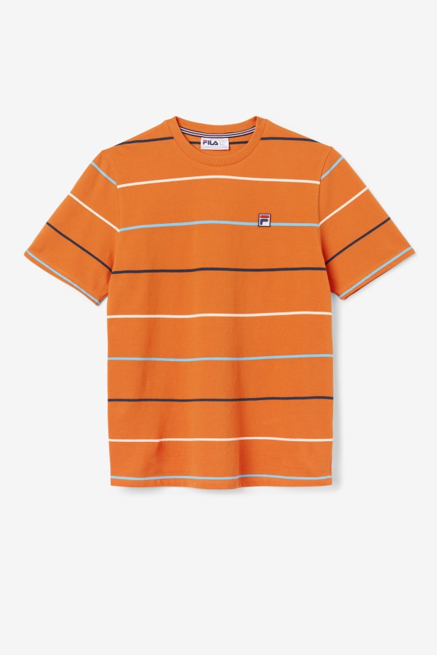 Fila Thiago Crew Oranžová/zelenozelená/egret