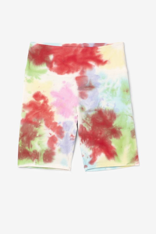 Taima Ty Dye Bike Short Zelená/bílá/brčál/červená Fila