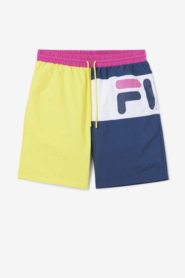 žlutá/námořnická/bílá Cosire Swim Short Fila