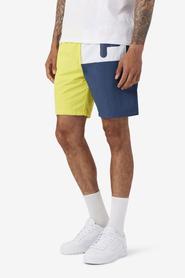 žlutá/námořnická/bílá Cosire Swim Short Fila