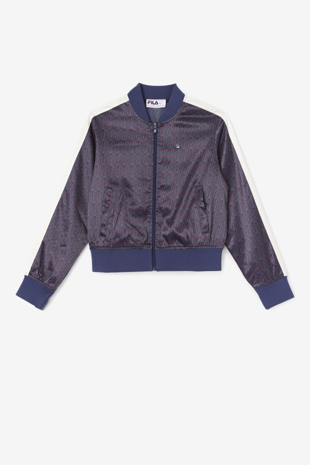 Saténová Bunda Fila Farah Peacoat/tofu