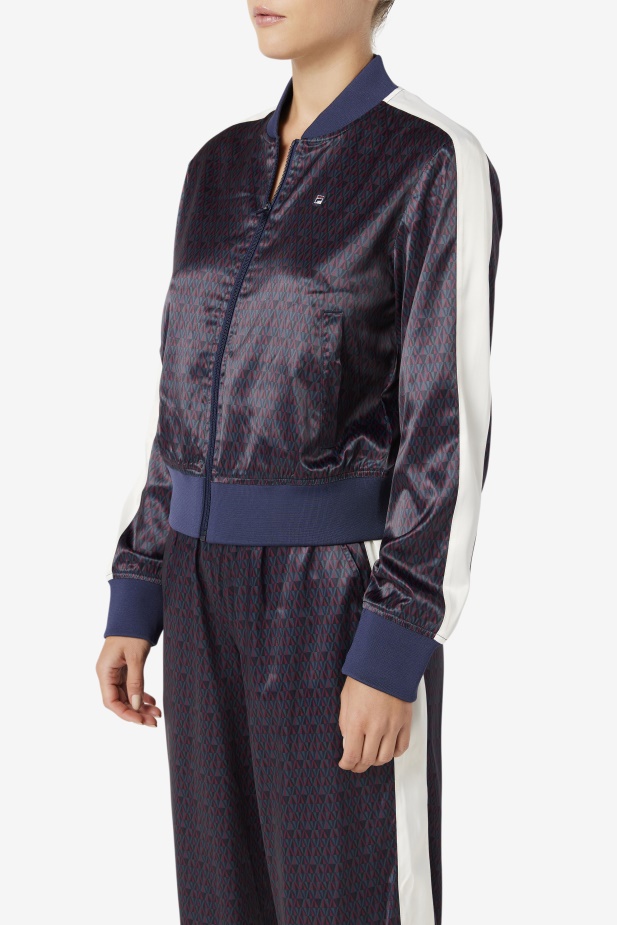 Saténová Bunda Fila Farah Peacoat/tofu