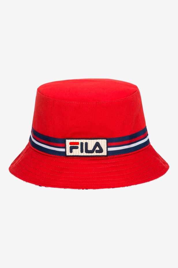 Fila Otočný Kbelík Klobouk červený