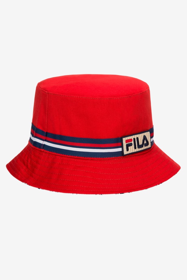 Fila Otočný Kbelík Klobouk červený