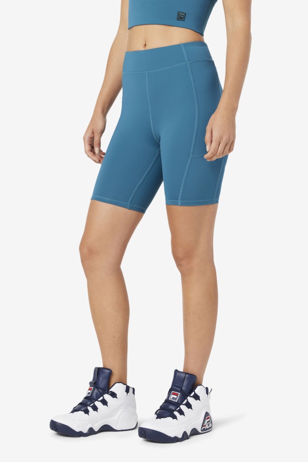 Tiana Bike Short Fila Blue Coral
