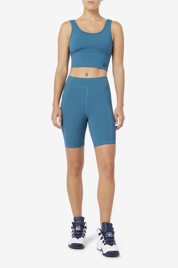 Tiana Bike Short Fila Blue Coral