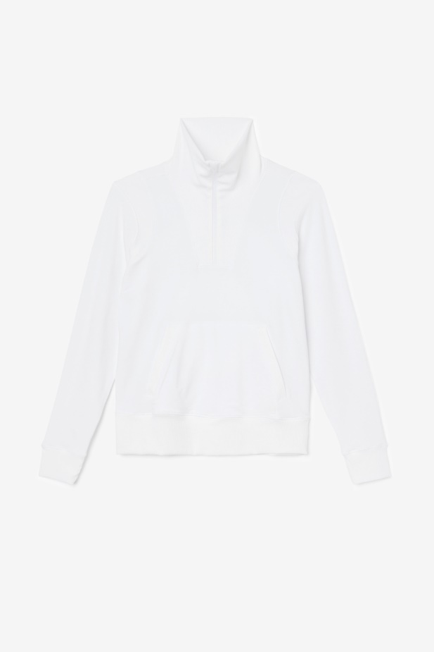 Fila Bílá Fi-lux Poloviční Zip
