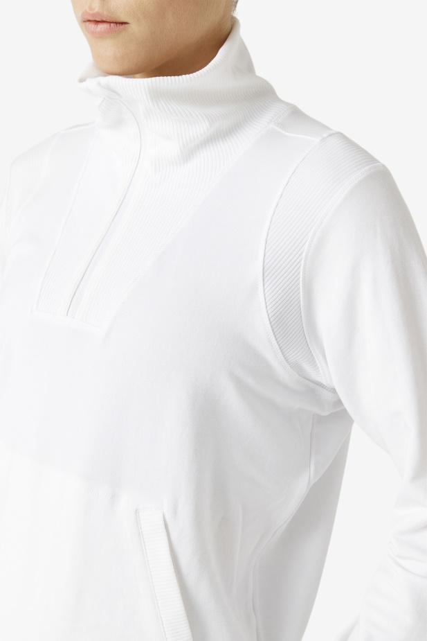 Fila Bílá Fi-lux Poloviční Zip