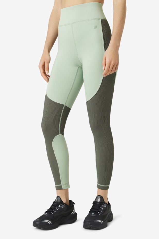 Fila Forza Texturované Dlouhé Legíny Bazalka/tymián