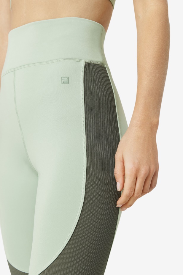 Fila Forza Texturované Dlouhé Legíny Bazalka/tymián