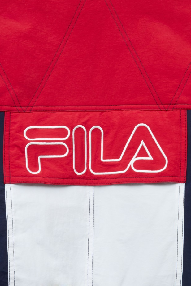 Peacoat/červená/bílá Bunda Fila Golia Parka
