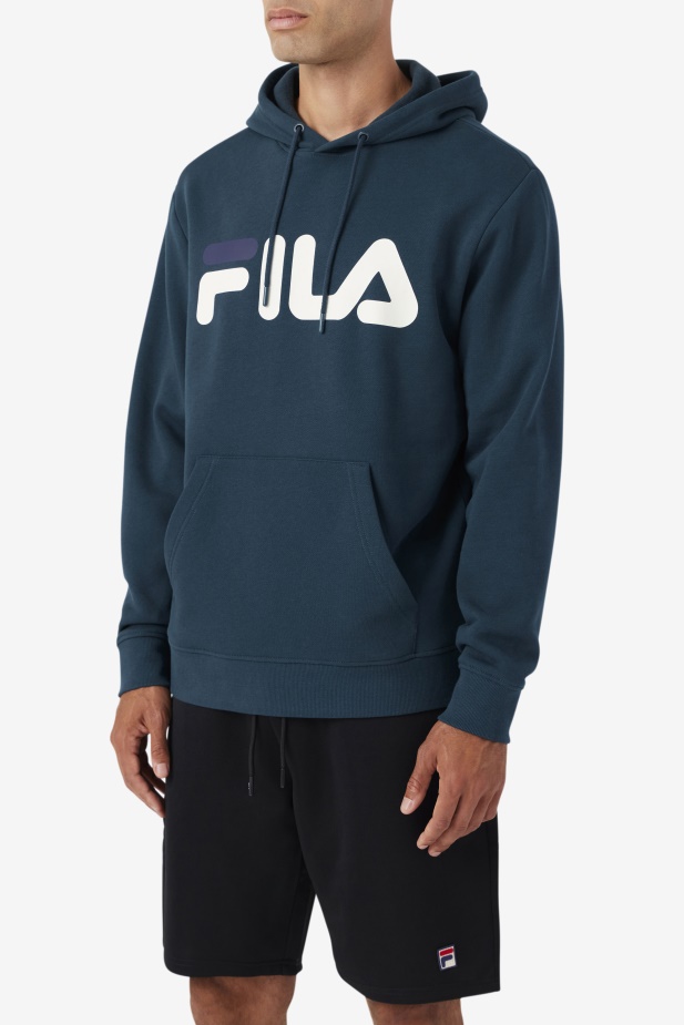 Mikina S Kapucí Fila Teal/egret/navy Samari
