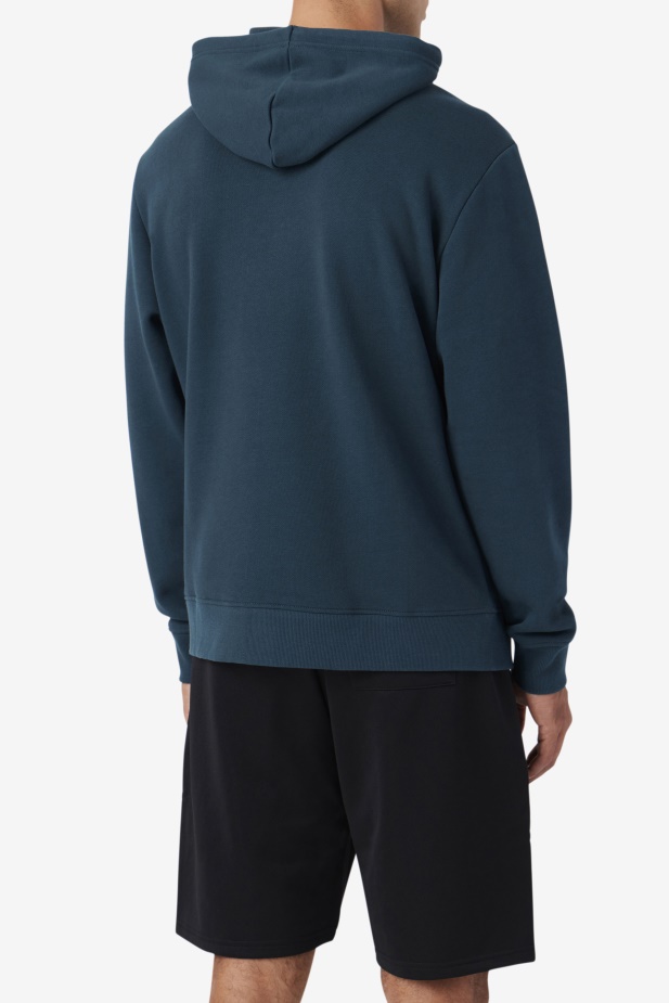 Mikina S Kapucí Fila Teal/egret/navy Samari