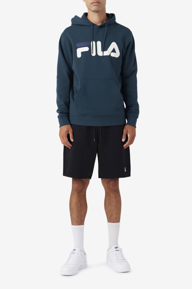 Mikina S Kapucí Fila Teal/egret/navy Samari