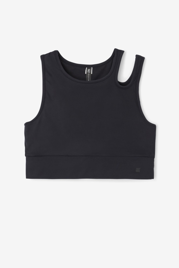 Fila Uplift Slice Crop Podprsenka Top černý