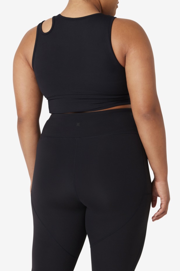 Fila Uplift Slice Crop Podprsenka Top černý