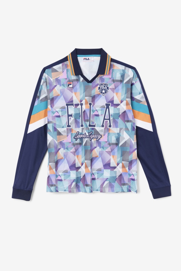 Brankářský Dres Kay Fila Námořnická/modrá/mandarinková/bílá
