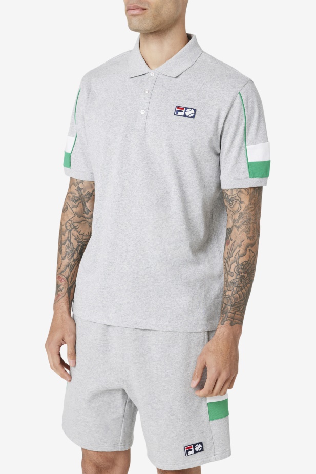 Fila Coda Polo Světle šedá/želé/bílá