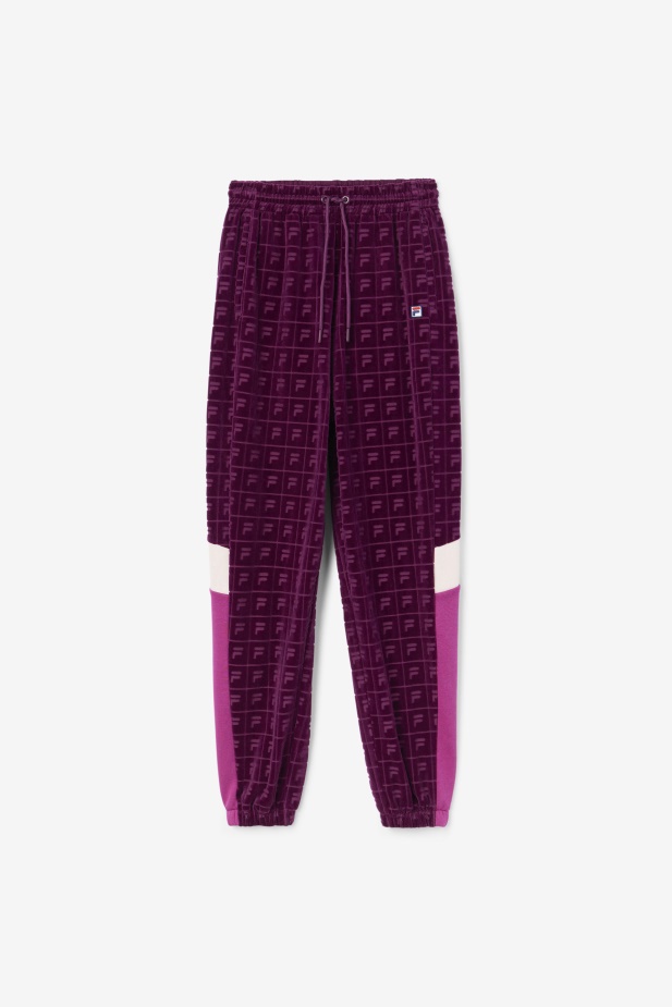 Helen Velur Jogger Hroznové Víno/rouge/potpourri Fila