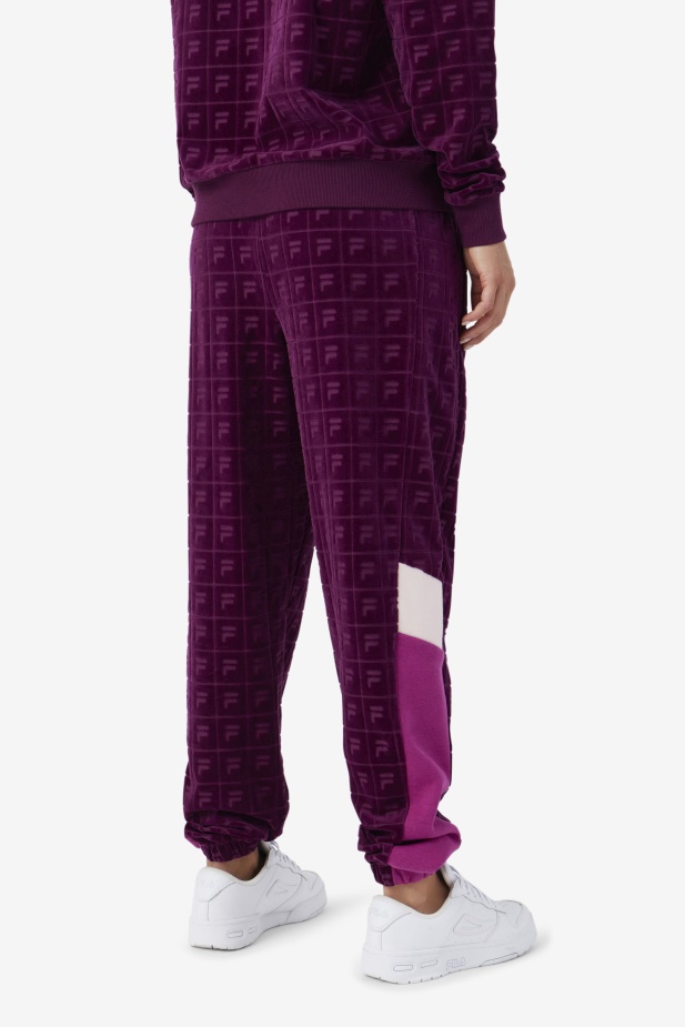 Helen Velur Jogger Hroznové Víno/rouge/potpourri Fila