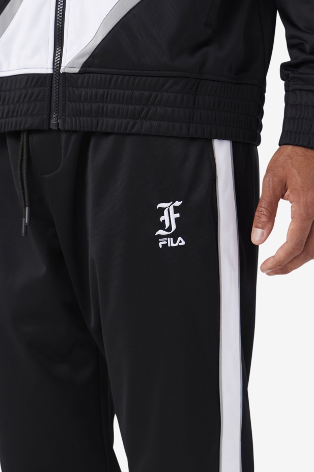 černá/bílá/monument Runi Track Pant Fila
