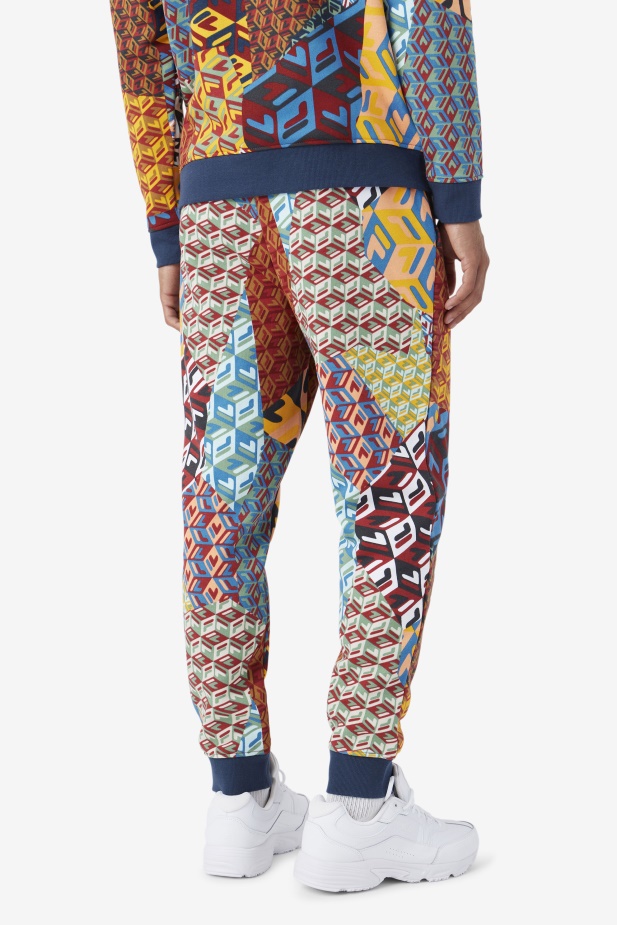 Fila žlutý Tisk/ocean Amay Jogger