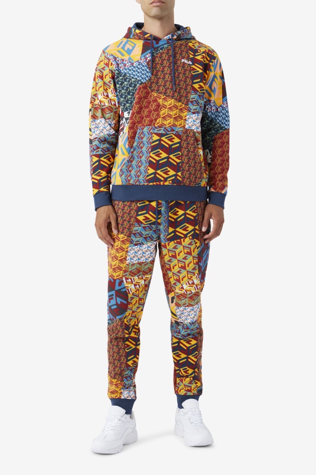 Fila žlutý Tisk/ocean Amay Jogger