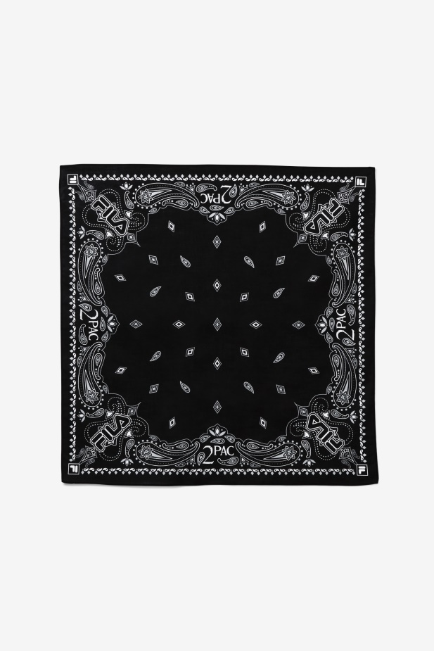 černá 2pac Bandana Fila