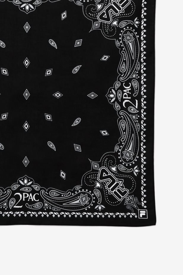 černá 2pac Bandana Fila