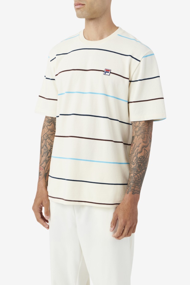 Egret/teal/hnědý Kámen Fila Thiago Crew