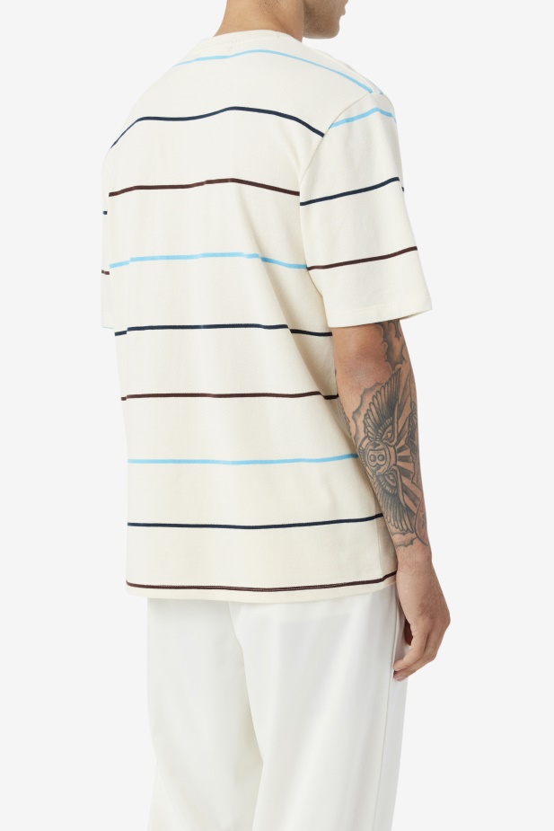 Egret/teal/hnědý Kámen Fila Thiago Crew