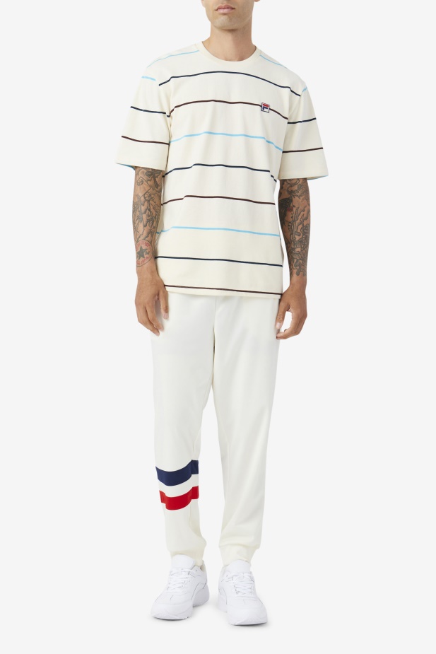 Egret/teal/hnědý Kámen Fila Thiago Crew