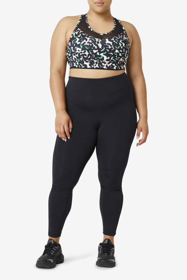 Fila Forza Color Blokované Legíny černé