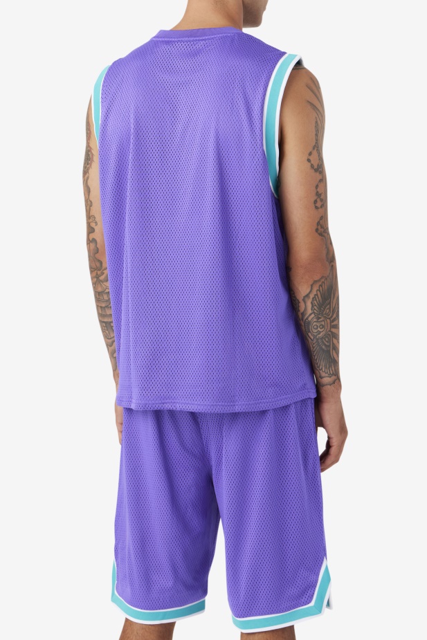 Ovi Basketbalový Dres Fialová/keramická/bílá/stínová Fila