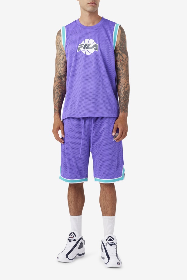 Ovi Basketbalový Dres Fialová/keramická/bílá/stínová Fila