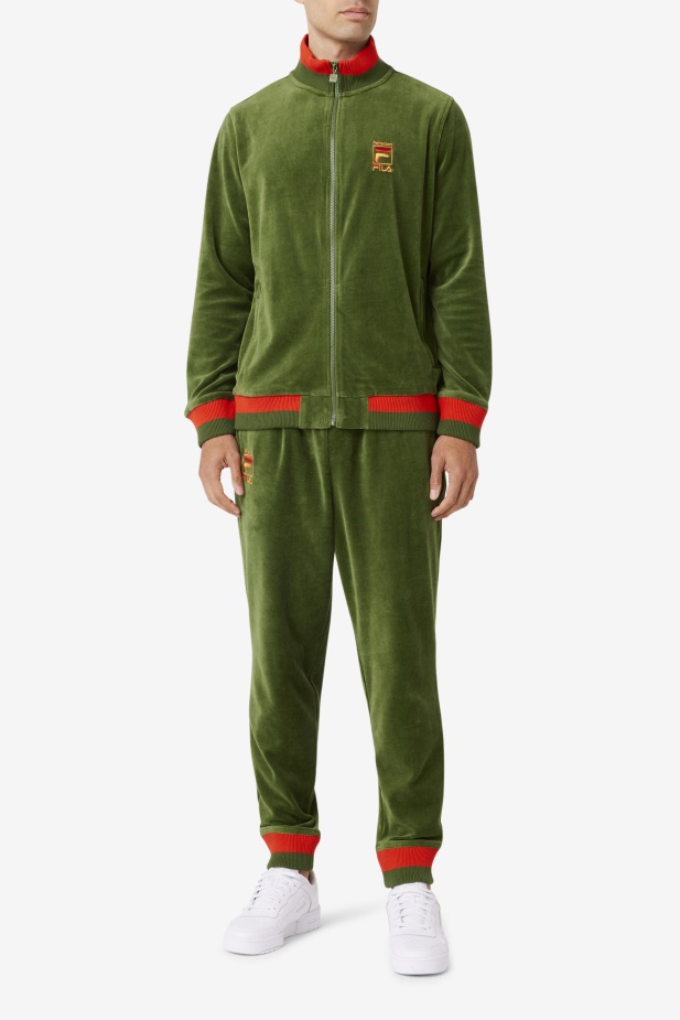 Fila X Paterson Velurové Kalhoty Douglaska/mák/pouštní Slunce Fila