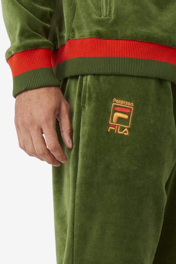 Fila X Paterson Velurové Kalhoty Douglaska/mák/pouštní Slunce Fila