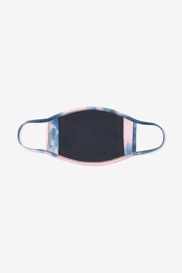 Růžová Tiee Die Pink Tie Dye Maska ​​na Obličej Fila
