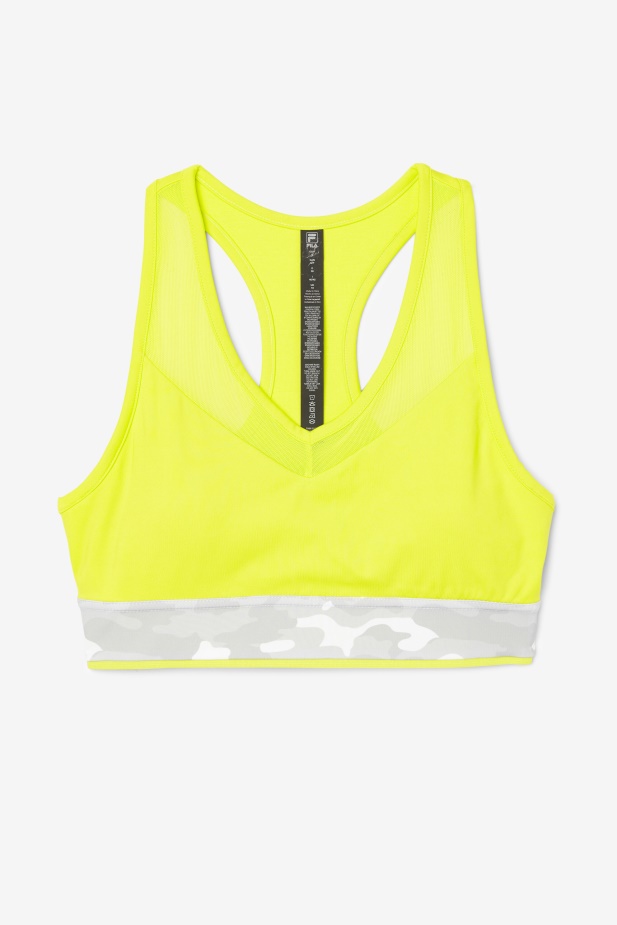 Fila Uplift Racerback Podprsenka Top Síra