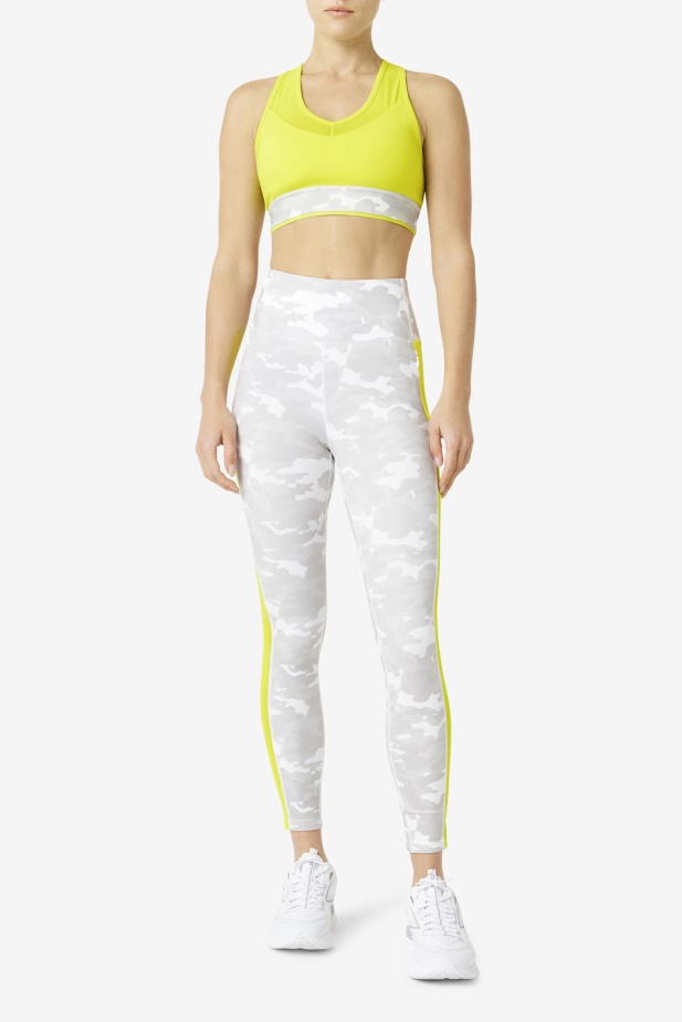 Fila Uplift Racerback Podprsenka Top Síra