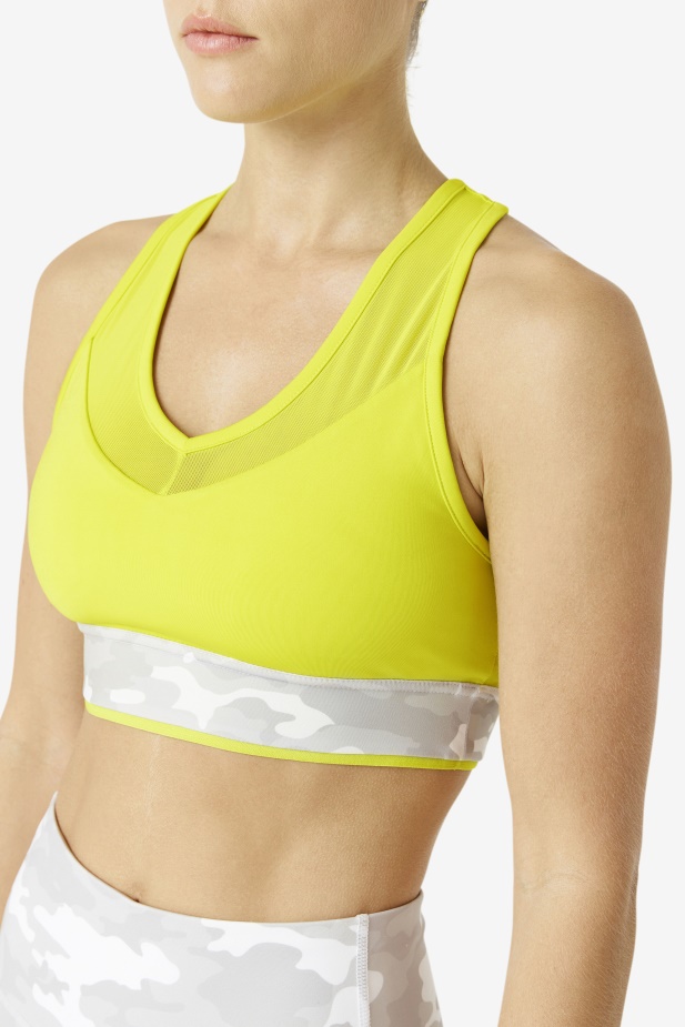 Fila Uplift Racerback Podprsenka Top Síra