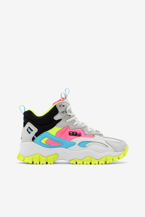 White/black/bluefish Fila Dámská Ray Tracer Tr 2 Mid